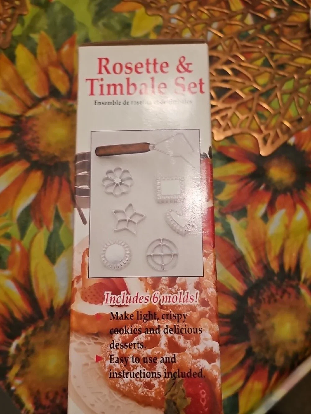 Norpro Rosette & Timbale Baking Set - White